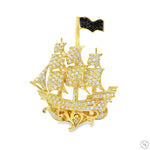 Sailboat Diamond Pendant 70677 - Image 1