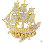 Sailboat Diamond Pendant 70677 - Image 3