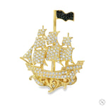 Sailboat Diamond Pendant 70677 - Image 4