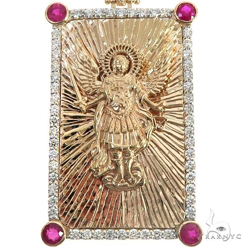 Saint Michael 1oz Pamp Custom Made Pendant 66587 - Image 5