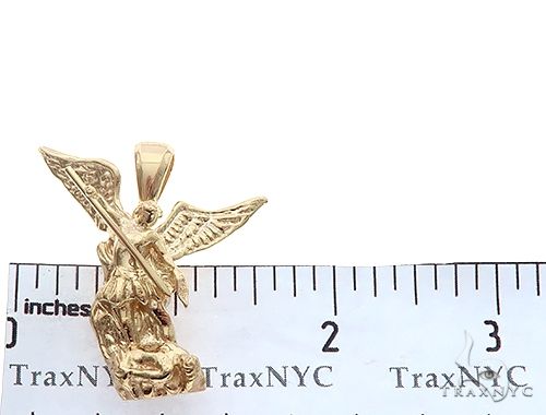 14K Gold Saint Michael Pendant, photo 6 of 7