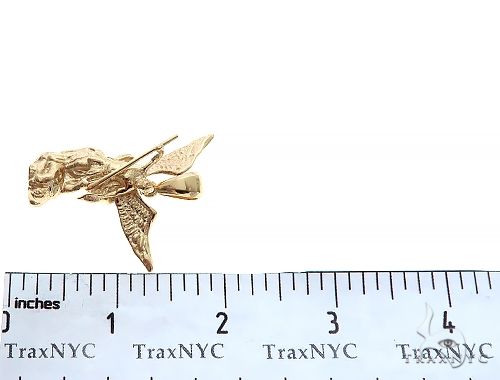 14K Gold Saint Michael Pendant, photo 7 of 7