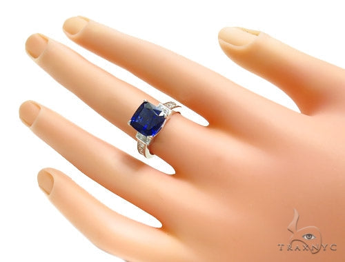 Sapphire Diamond Anniversary/Fashion Ring 41063 - Image 7