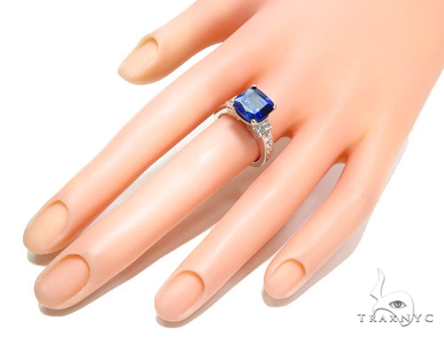 Sapphire Diamond Anniversary/Fashion Ring 41063 - Image 8