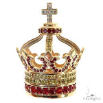 Sapphire Diamond Crown Pendant 68841 - Image 1
