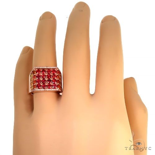 Sapphire Diamond Fire Ring 67291 - Image 6