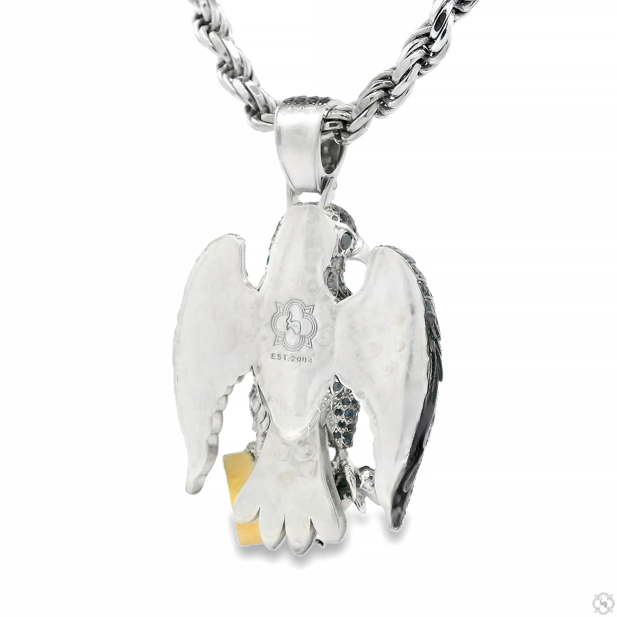 アメリカsacred hawk BADDIEベルトシルバーsilver　日本未発 Sapphire Hawk Pendant 70805 | TraxNYC