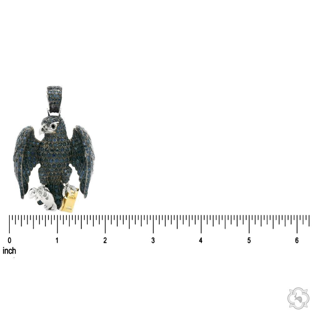 アメリカsacred hawk BADDIEベルトシルバーsilver　日本未発 Sapphire Hawk Pendant 70805 | TraxNYC