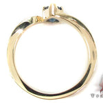 flawless sapphire Saturn Ring Set 30643 - Image 8