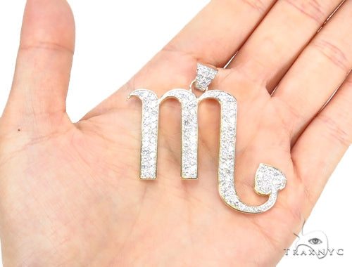 Scorpio Sign Diamond Pendant 42905 - Image 5