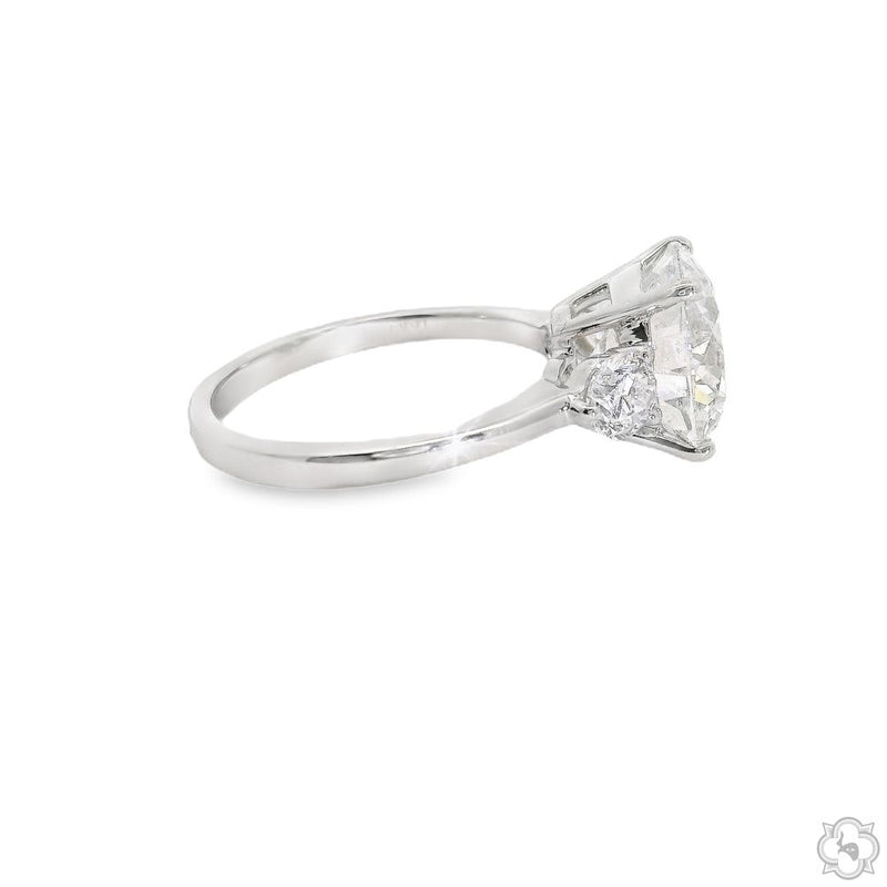 Serene 4ct Round Engagement Ring 70592 - Image 3