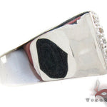 Silver 5 Row Prong Diamond Ring 25652 - Image 4