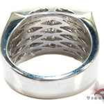 Silver 5 Row Prong Diamond Ring 25652 - Image 6