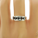 Silver Black Diamond Ring 57037 - Image 7