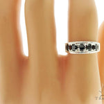 Silver Black Diamond Ring 57037 - Image 9