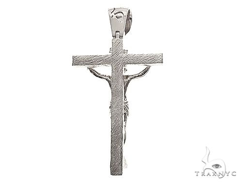 Silver Crucifix Jesus Cross 66457 - Image 3