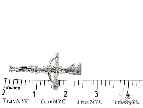 Silver Crucifix Jesus Cross 66457 - Image 6