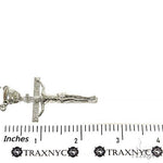 Silver Crucifix Jesus Cross Pendant Moon Chain Set  70000 - Image 7