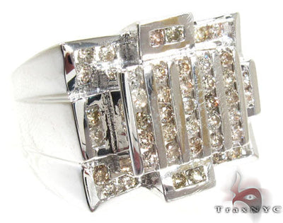 Silver Diamond Crown Ring 25651 - Image 1