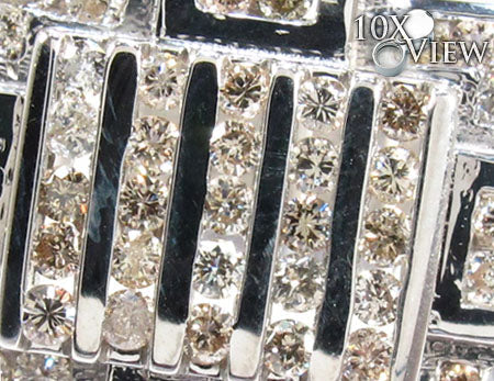 Silver Diamond Crown Ring 25651 - Image 4