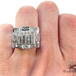 Silver Diamond Crown Ring 25651 - Image 8