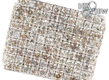 Silver Diamond Modern Ring 25653 - Image 3