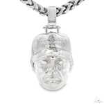 Silver Donald Trump Head Pendant Franco Set 70106 - Image 1