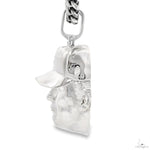 Silver Donald Trump Head Pendant Franco Set 70106 - Image 2