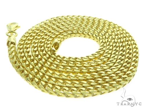 Silver Franco Link Chain 24 Inches 2.5mm   61586