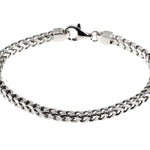 Silver Franco Pave Bracelet 3.8mm 8 inches 70635 - Image 1