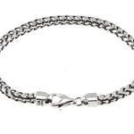Silver Franco Pave Bracelet 3.8mm 8 inches 70635 - Image 2