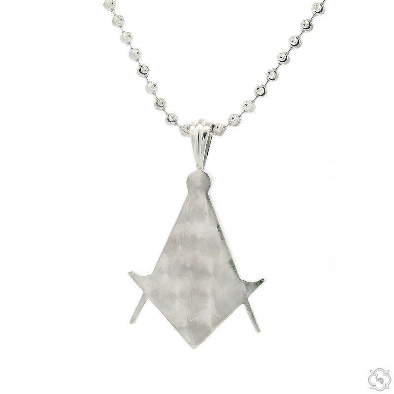 Silver Masonic Emblem Pendant - Large 70750 - Image 3
