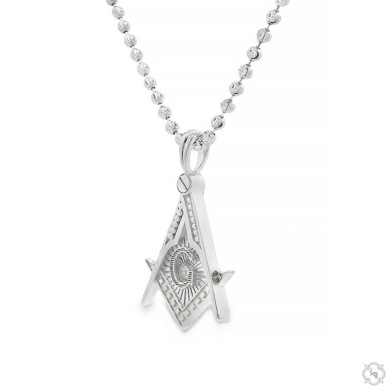 Silver Masonic Emblem Pendant -Small 70749 - Image 3