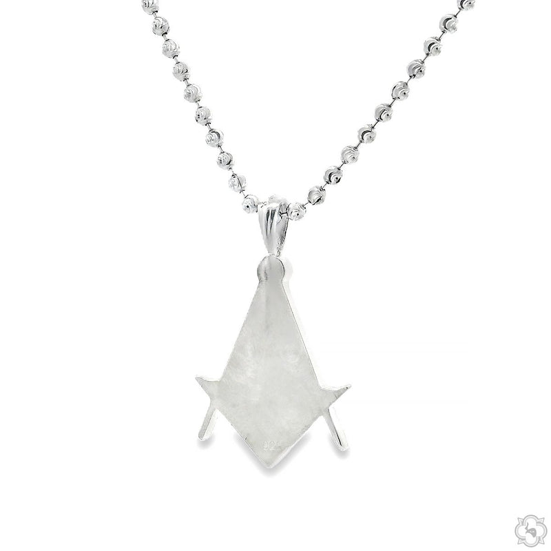Silver Masonic Emblem Pendant -Small 70749 - Image 4