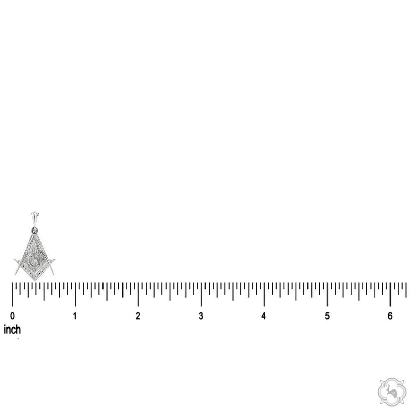 Silver Masonic Emblem Pendant -Small 70749 - Image 5