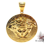 Gold Plated 925.Silver Medusa Head Pendant 33835 - Image 1