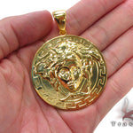 Gold Plated 925.Silver Medusa Head Pendant 33835 - Image 4