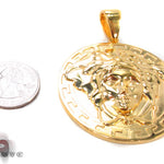 Gold Plated 925.Silver Medusa Head Pendant 33835 - Image 5