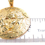 Gold Plated 925.Silver Medusa Head Pendant 33835 - Image 7