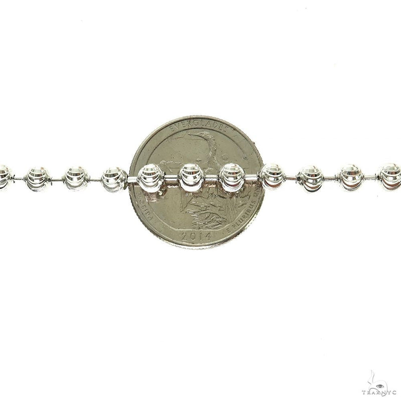 Silver Moon Cut Link Chain 4mm 24 Inches 69809 - Image 5