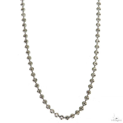 Silver Moon Cut Link Chain 3mm 24 Inches 69840 - Image 1