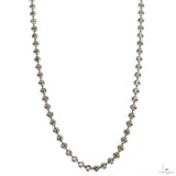 Silver Moon Cut Link Chain 3mm 69840