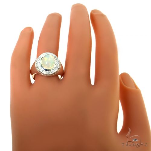 Silver Opal Ring 67339 - Image 6