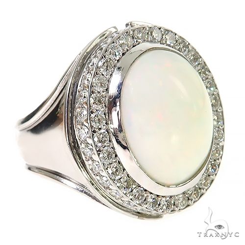 Silver Opal Ring 67358 - Image 1