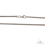 Silver Semi-Solid Franco Link Chain 2mm 22 Inches 69821 - Image 4