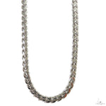Silver Semi-Solid Franco Link Chain 5.4mm 22 Inches 69805 - Image 1