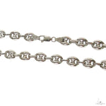 Silver Semi-Solid Puffed Mariner Link Chain 6mm 24 Inches 69808 - Image 4