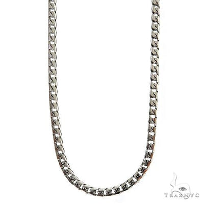 Silver Solid Franco Link Chain 1.9mm 16 Inches 69802 - Image 1