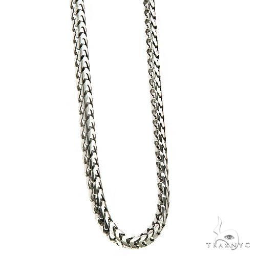 Silver Solid Franco Link Chain 1.9mm 16 Inches 69802 - Image 2