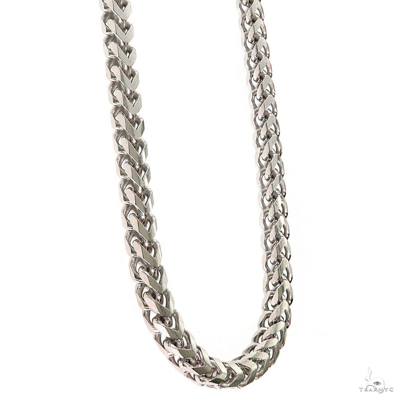 Silver Solid Franco Link Chain 4mm 24 Inches 69819 - Image 2